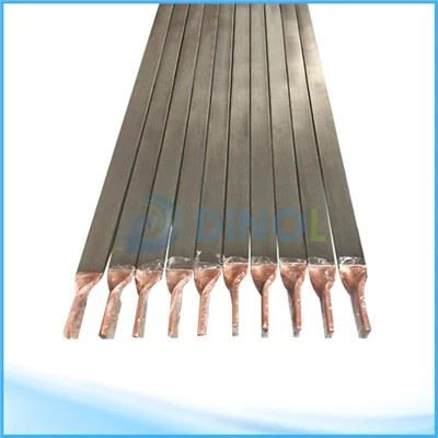 Bakrena vodljiva šipka obložena titanom